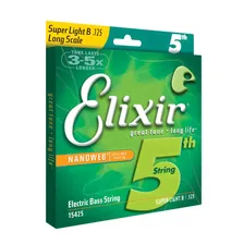 Elixir Single String Bass 125L NanoWeb