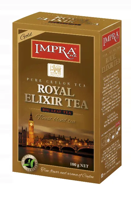 Чай Impra Elixir сусальное золото 100г черный-0