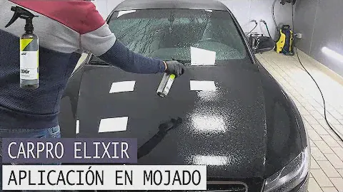 CarPro Elixir Quick detail - Aplicación en mojado