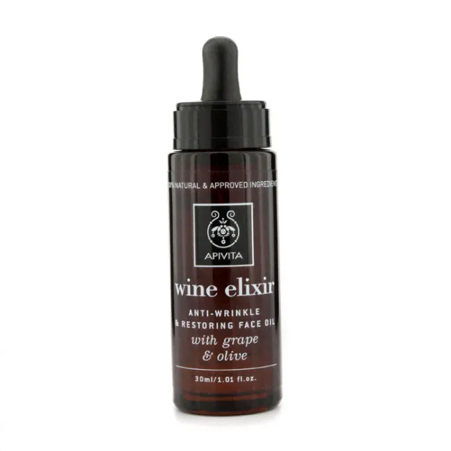 Apivita Wine Elixir Восстанавливающее Масло для Лица против Морщин