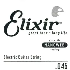 46 Elixir 15246 Nanoweb Electric Nickel Plated Steel String
