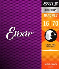 ELIXIR 11002 NanoWeb струны для акустической гитары, 10-47